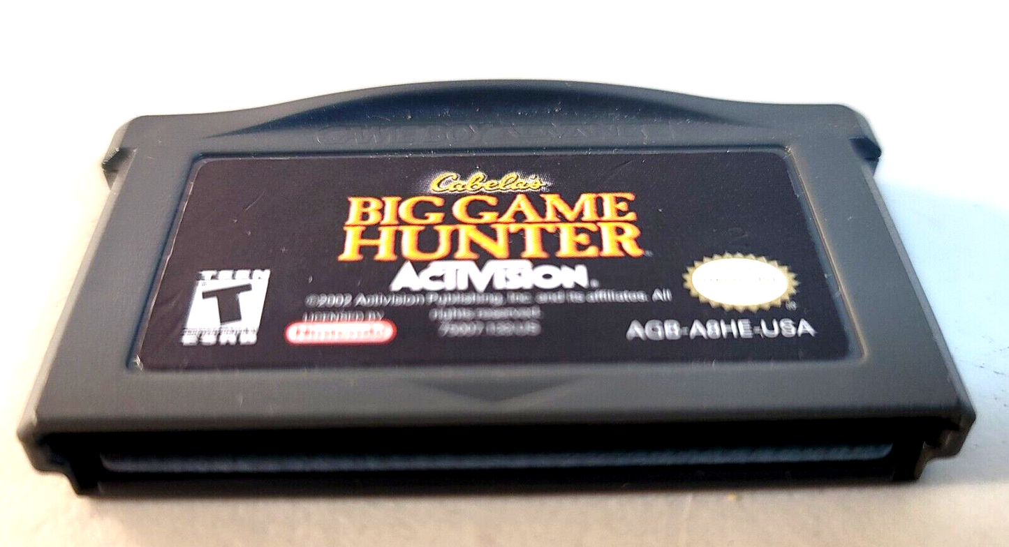 Cabela's Big Game Hunter (Gameboy Advance, 2002) Game Cartridge - Tested