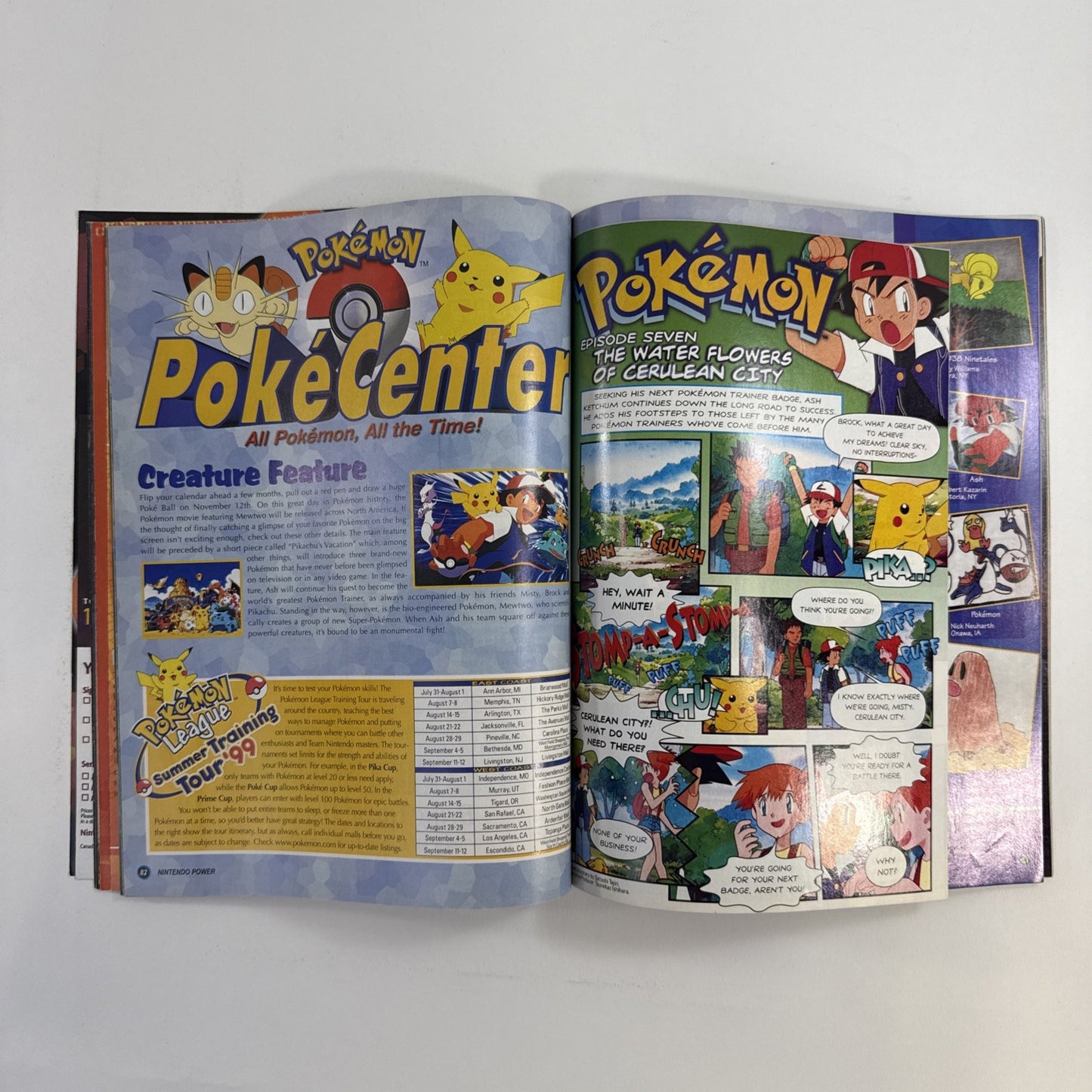 Nintendo Power Magazine Volume 123 August 1999 - Poster, Pokémon Snap Insert