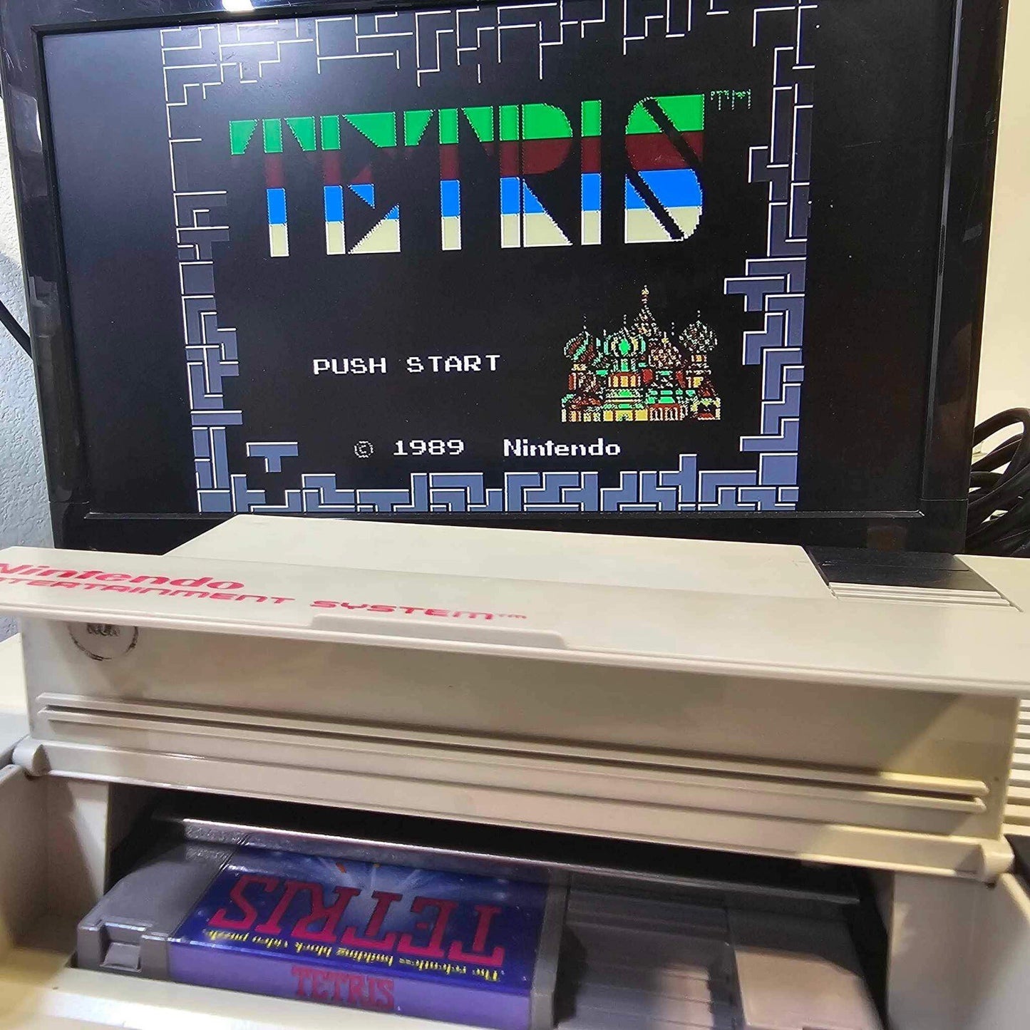 Tetris (Nintendo Entertainment System, 1989) Authentic Game Cartridge - Tested