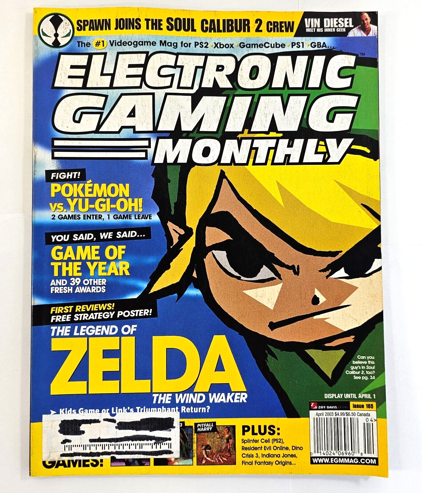 Electronic Gaming Monthly #165 The Legend of Zelda: The Wind Waker April 2003