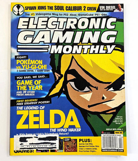 Electronic Gaming Monthly #165 The Legend of Zelda: The Wind Waker April 2003