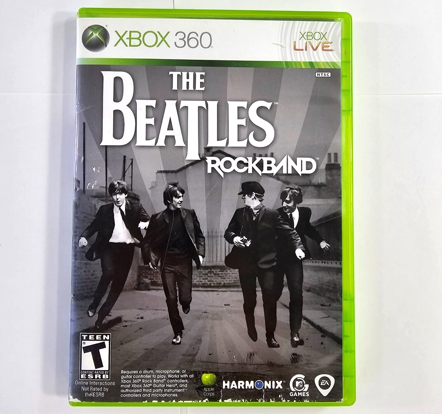 Beatles: Rock Band (Microsoft Xbox 360, 2009) Game Case Manual Insert - Tested