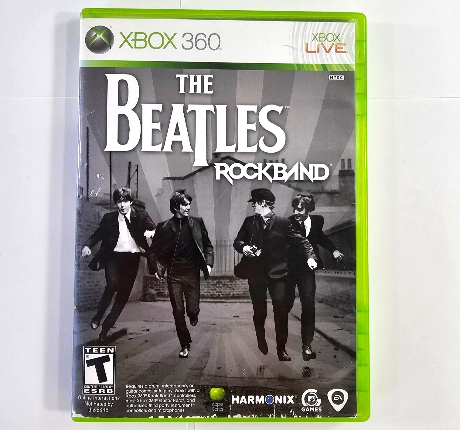 Beatles: Rock Band (Microsoft Xbox 360, 2009) Game Case Manual Insert - Tested