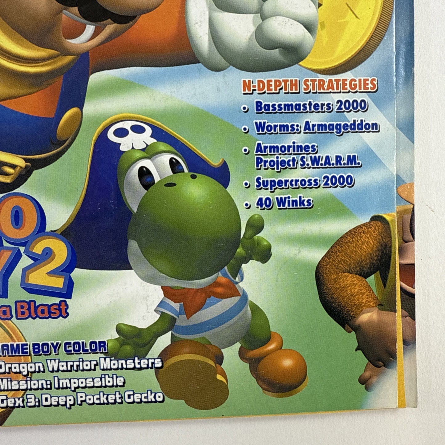 Nintendo Power Magazine Jan. 2000 Vol. 128 Mario Party 2 w/Poster & Comic