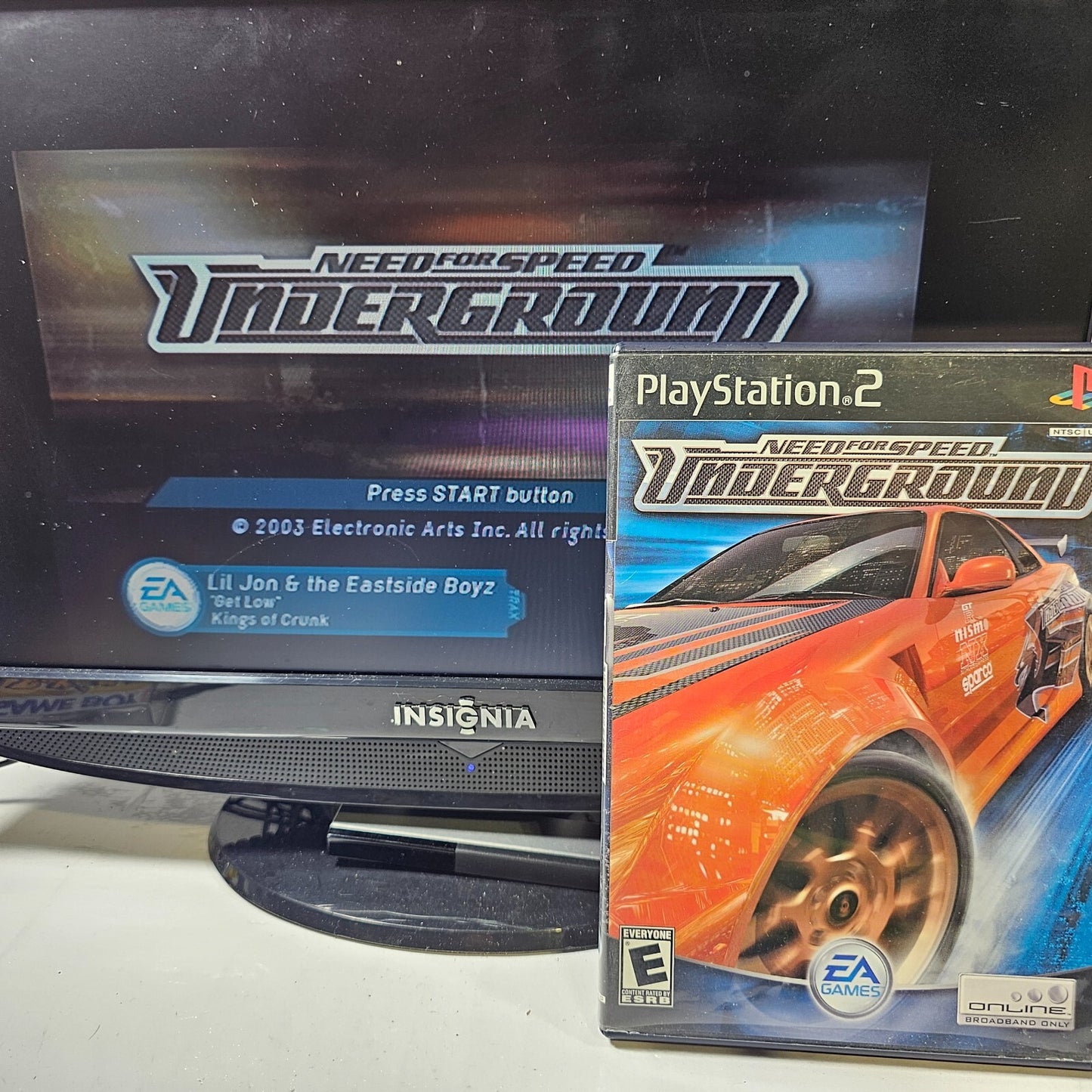 Need for Speed: Underground (Sony PlayStation 2, 2003) Game Case Manual - Tested