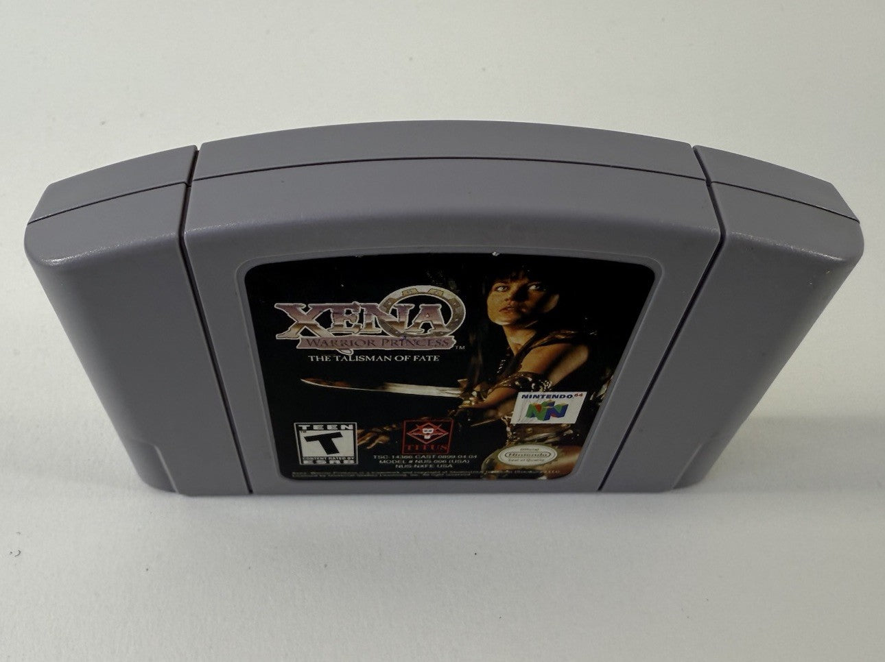 Xena: Warrior Princess: The Talisman of Fate (Nintendo 64, 1999) Game Cartridge