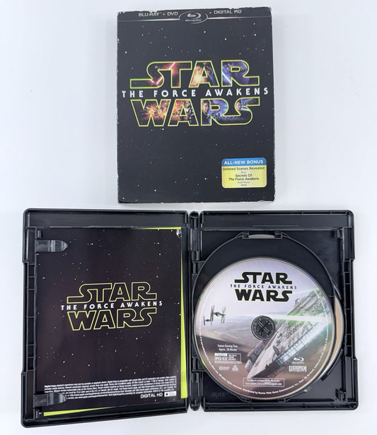 Star Wars Trilogy: Ep. I-III (Blu-ray Film Bundle) The Force Awakens, Last Jedi
