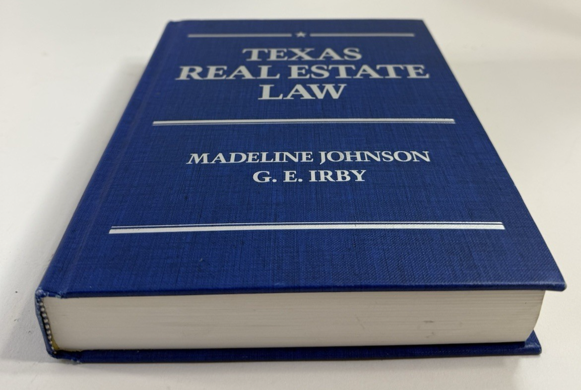Texas Real Estate Law by Madeline Johnson/G. E. Irby (Hardcover, 1988)