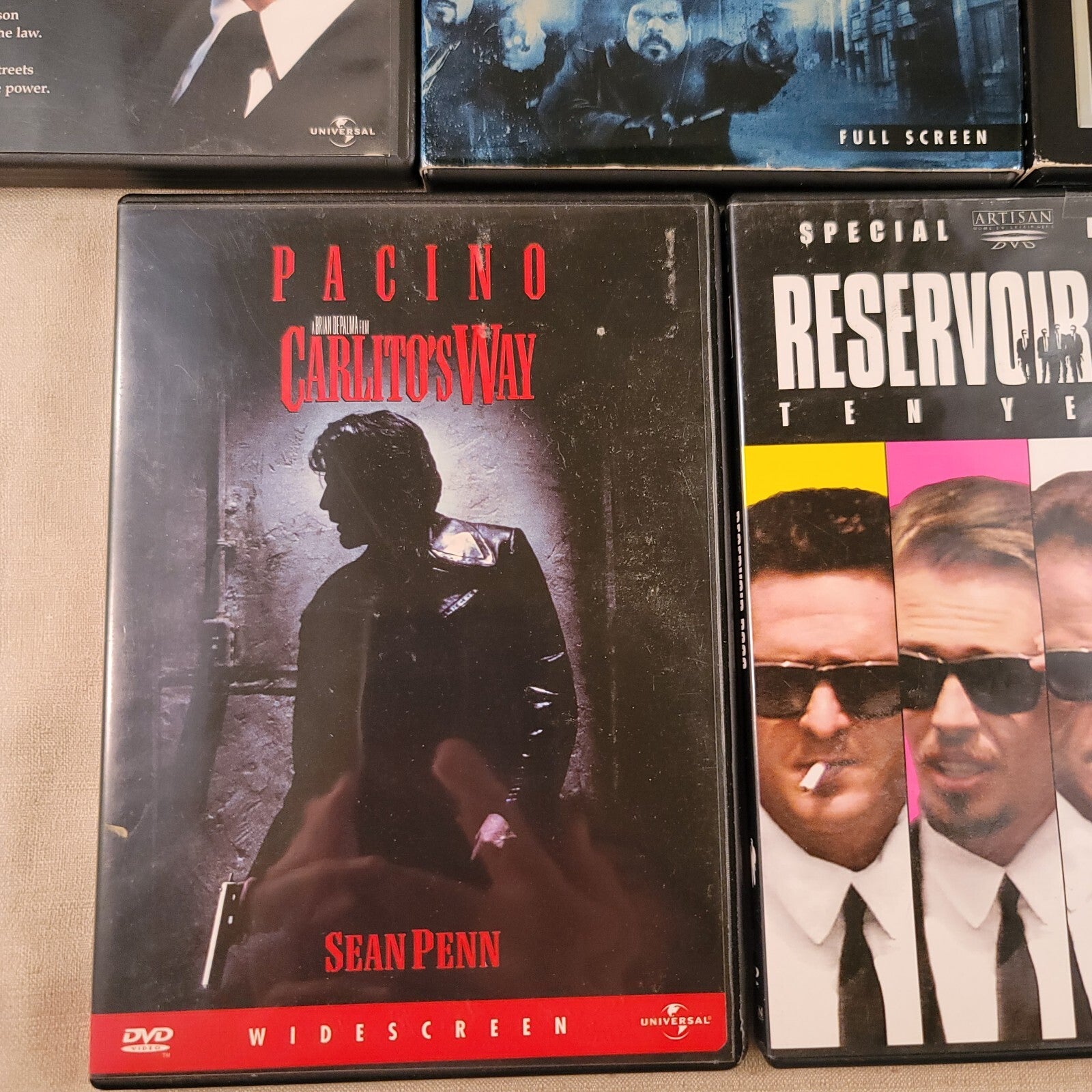 Reservoir Dogs/Carlito's Way/Rise to Power/American Gangster (Mob Movies) +1