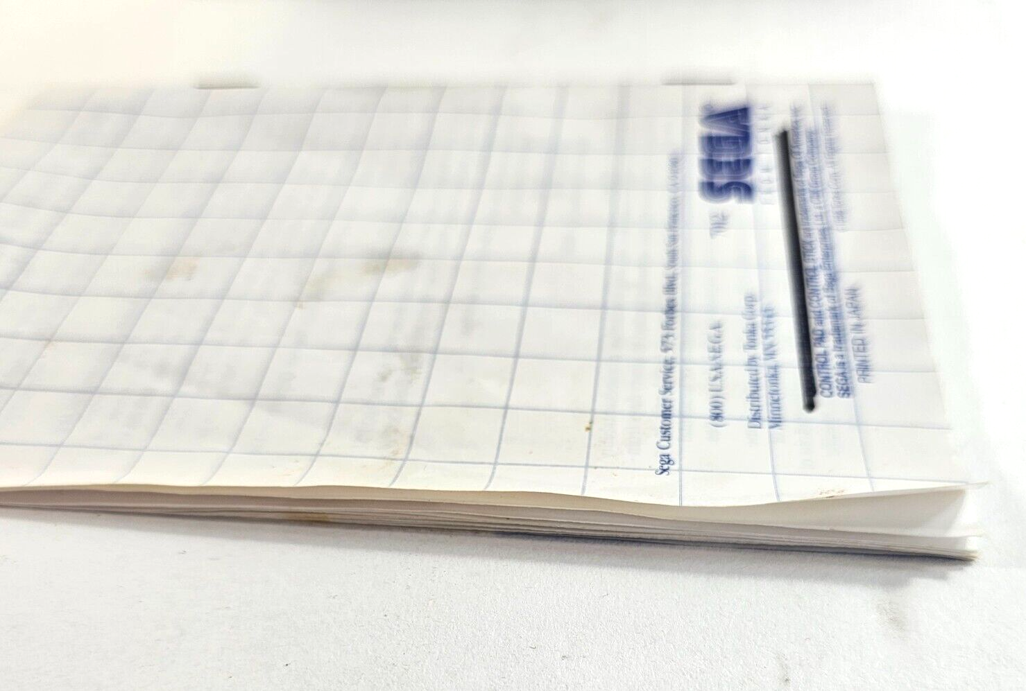 Double Dragon (Sega Master System, 1988) Game Case Manual - Tested and Working