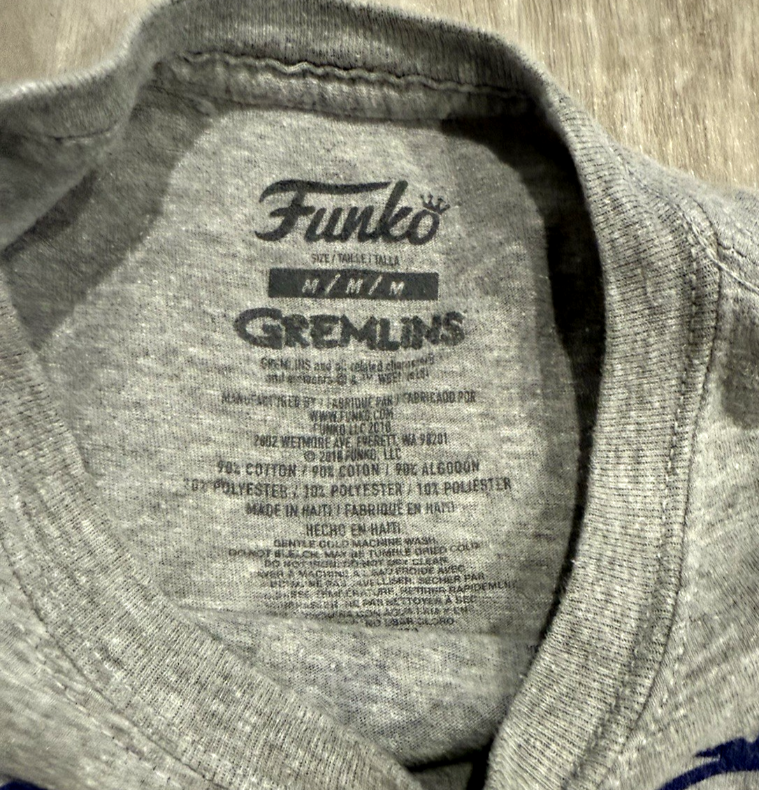 Funko Home Video Gremlins Size Medium Grey T-Shirt  - Target Exclusive