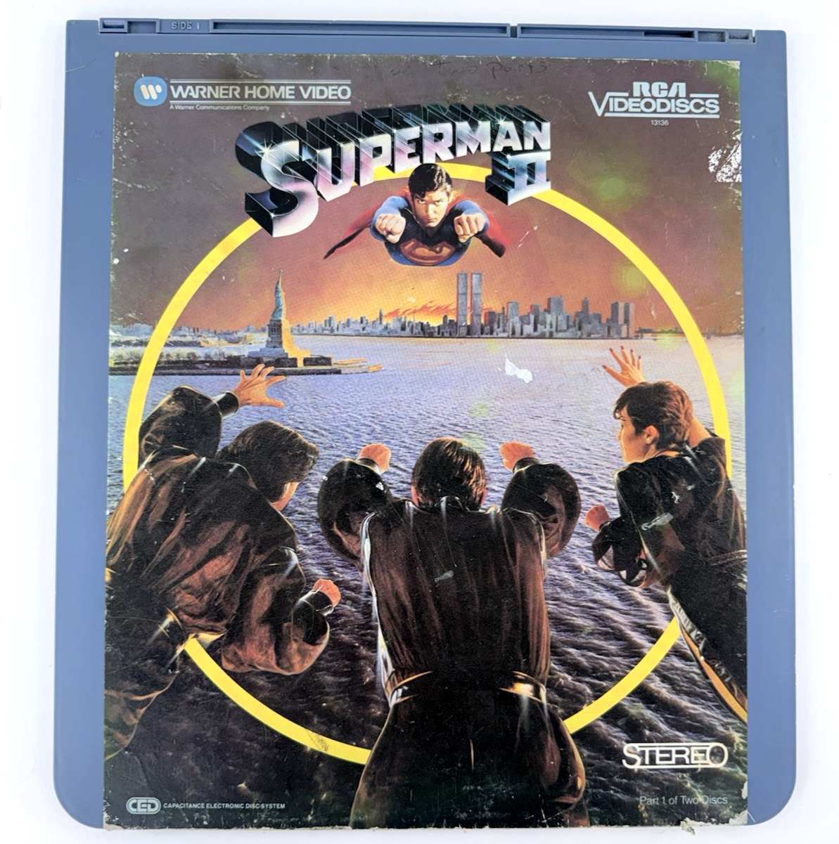 Superman II (RCA Videodisc, 1983) Discs 1 & 2 - Complete Christopher Reeve Film