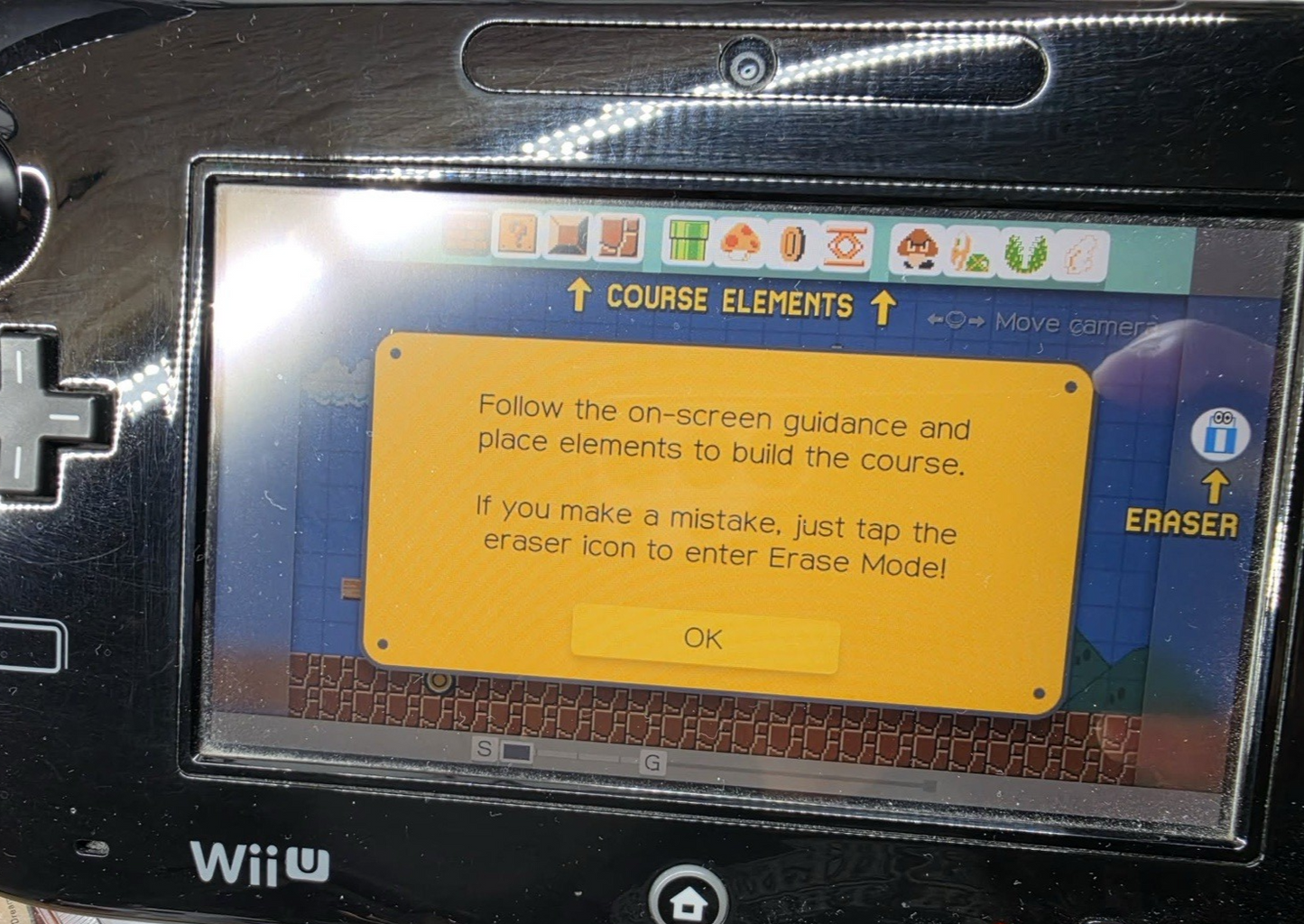 Super Mario Maker (Nintendo Wii U, 2015) Game Case Manual Box - Tested