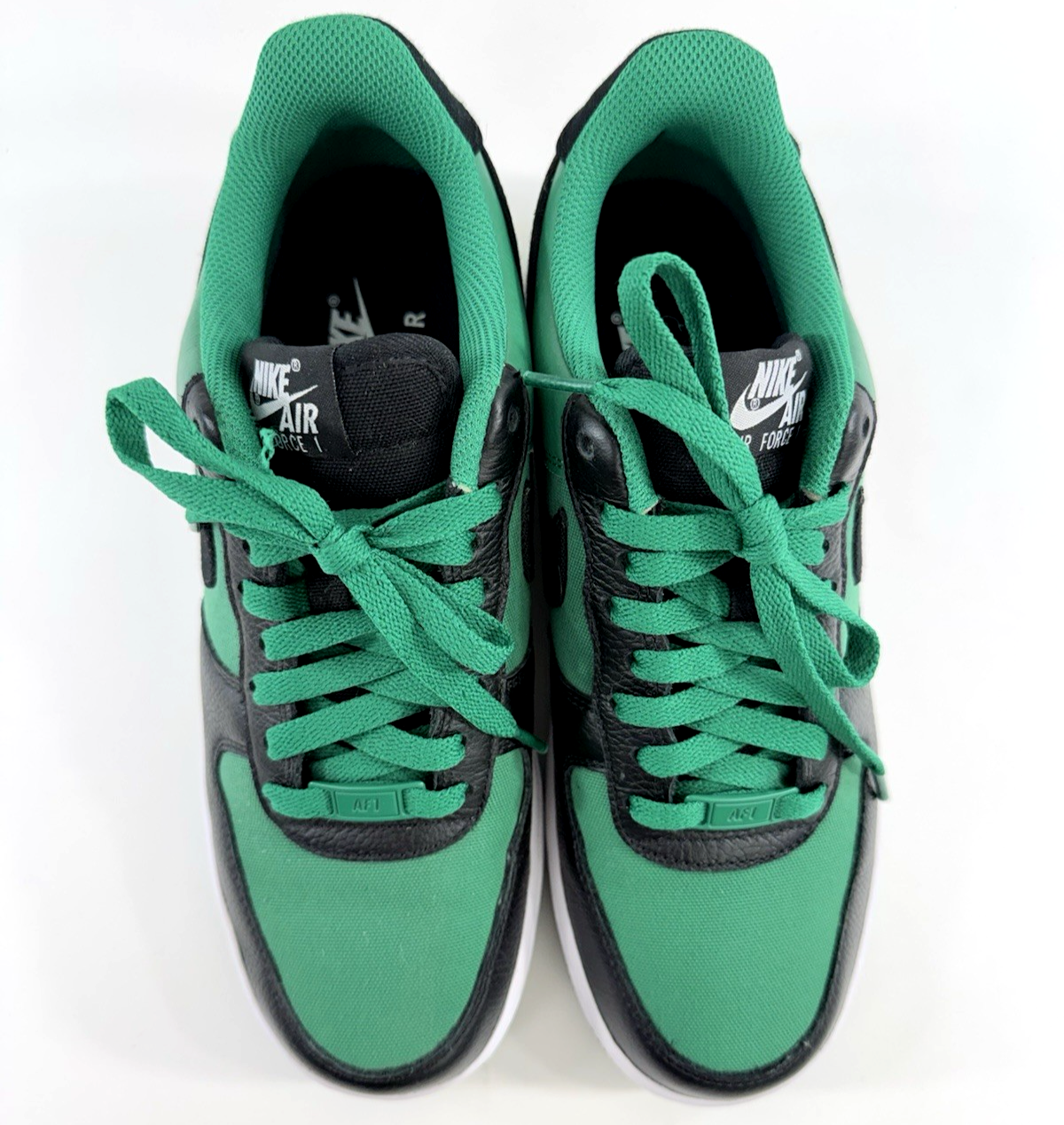 Nike Air Force 1 Low By You Custom DV3907-900 Green/Black US Women's 9 Shoes