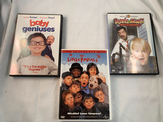The Little Rascals/Baby Geniuses/Dennis the Menace (DVD kids bundle)