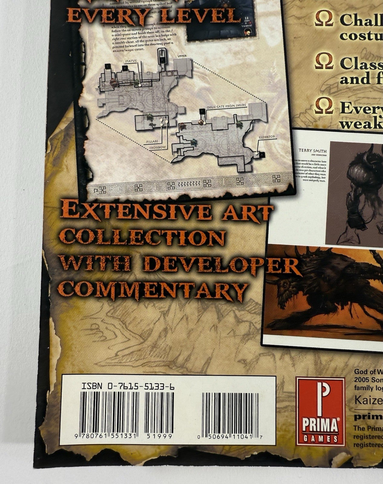 God of War : Prima Official Game Guide with DVD (2005, Prima)