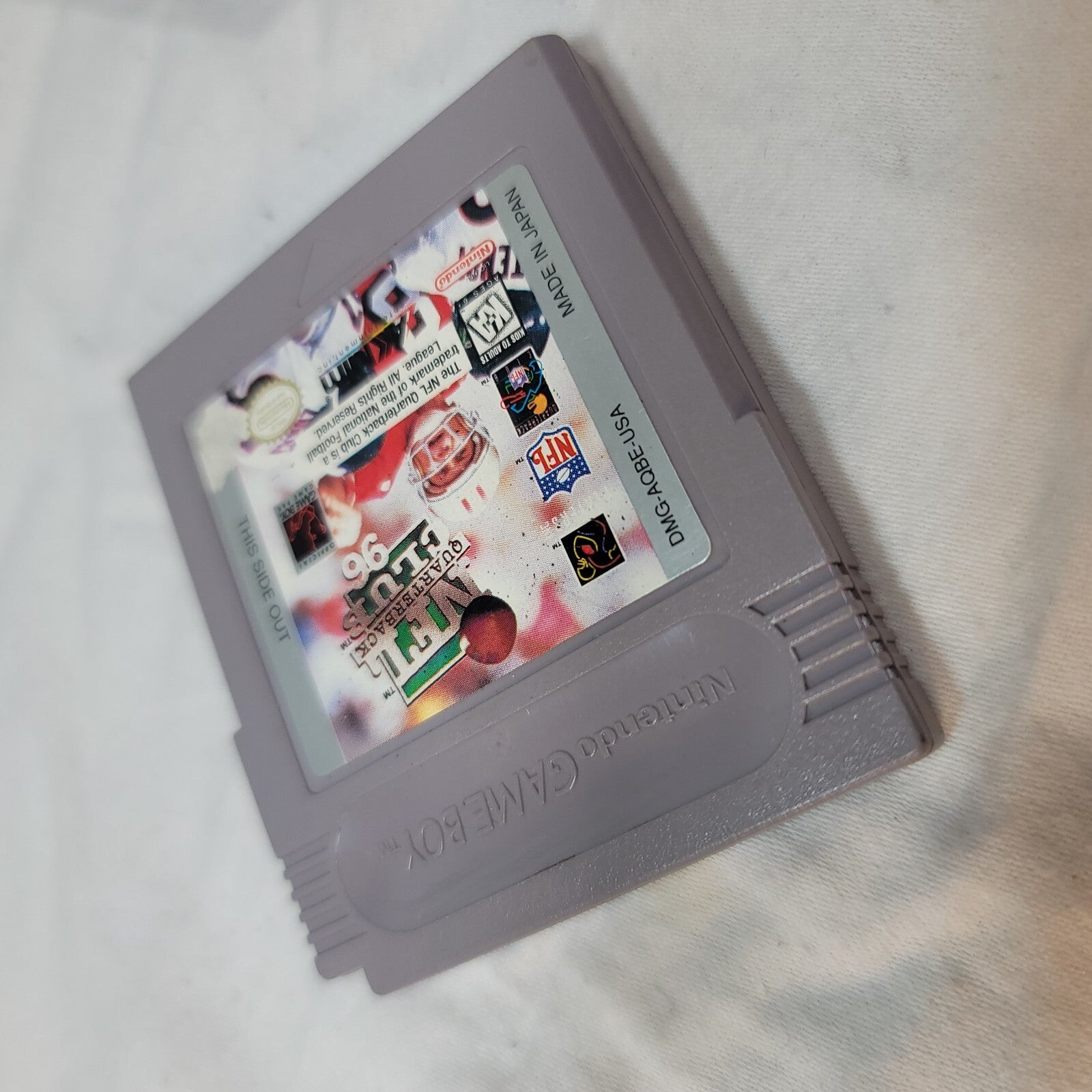 NFL Quarterback Club 96 (Nintendo Gameboy, 1995) Game Only