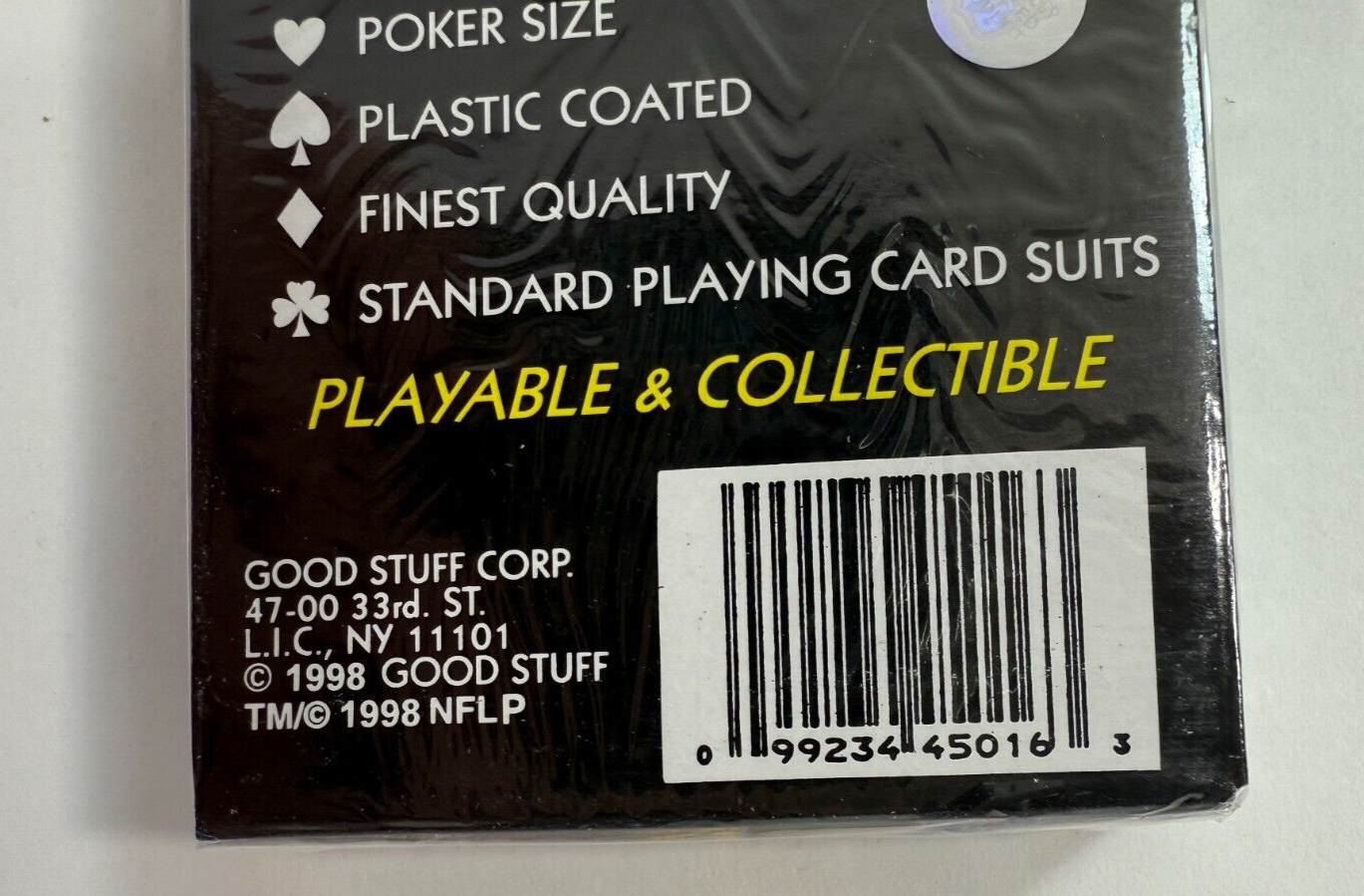 NFC Green Bay Packers Collectible Playing Cards (1998, Good Stuff ) New