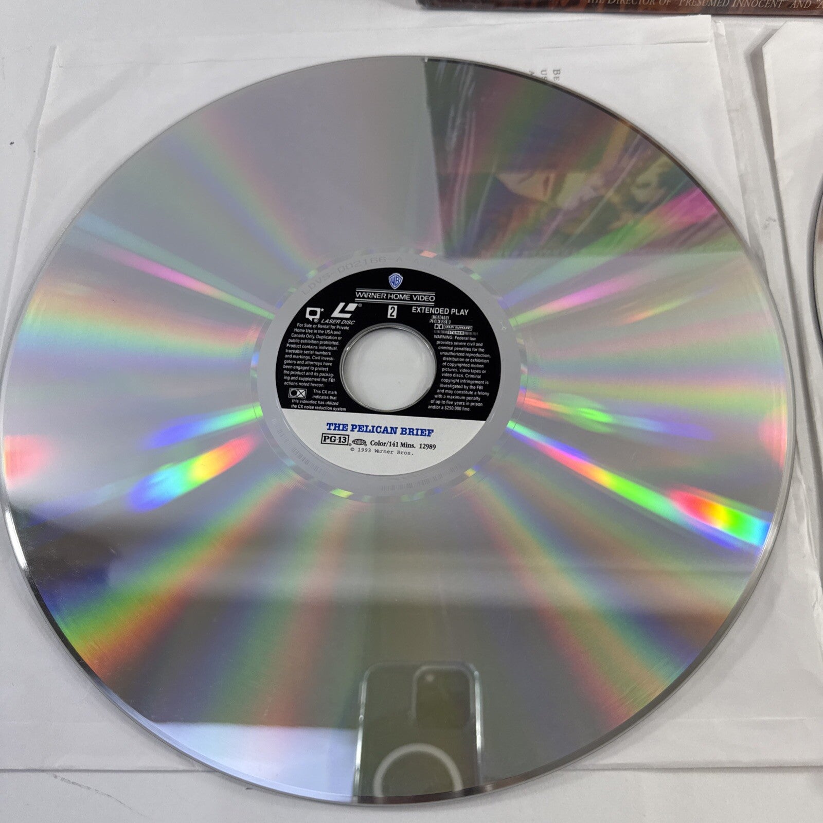 The Crying Game (Laserdisc Bundle) The Pelican Brief, Bad Company - Tested