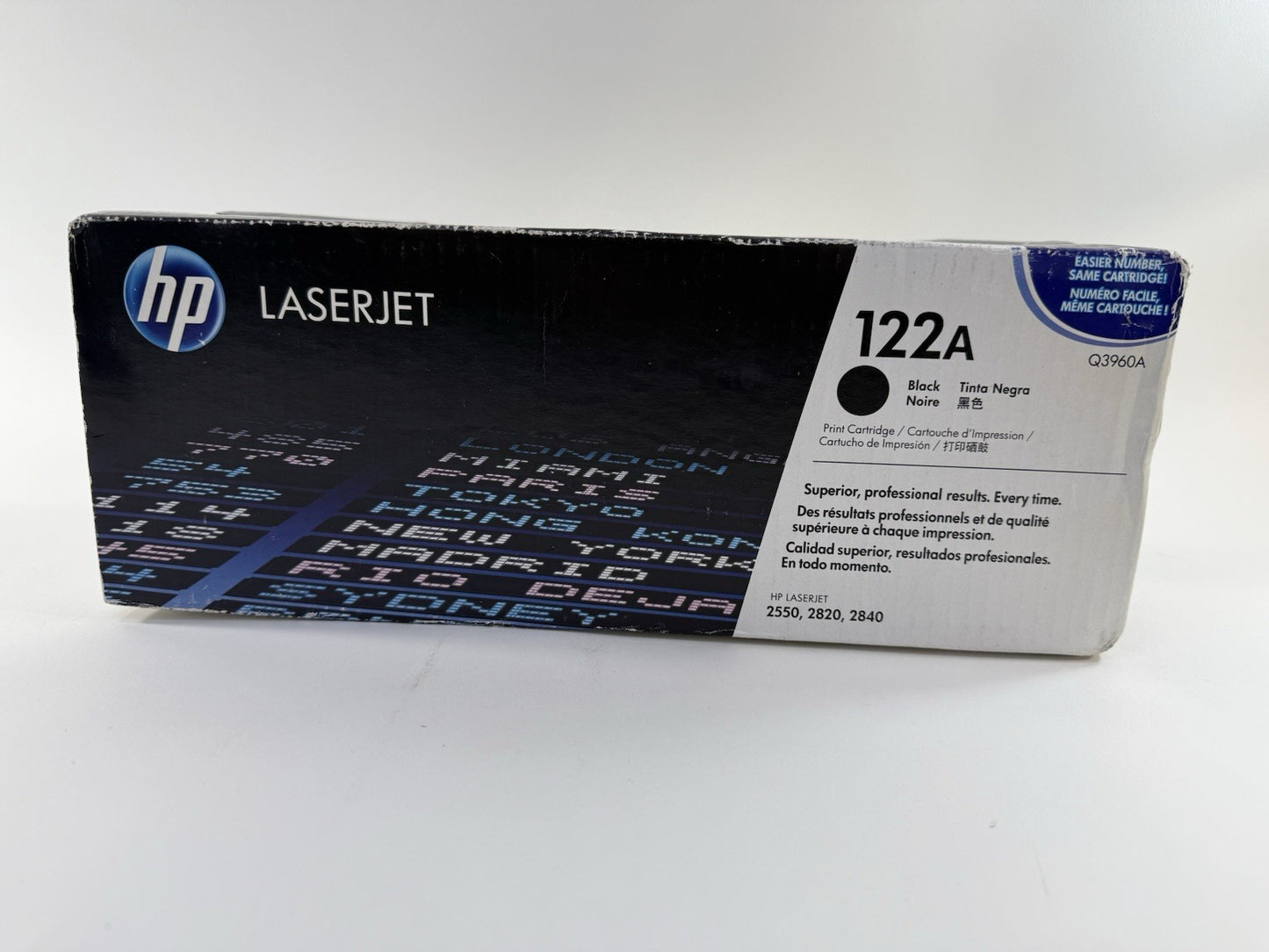 HP 122A Q3960A Black Toner Print Cartridge For LaserJet 2550/2820/2840 - New