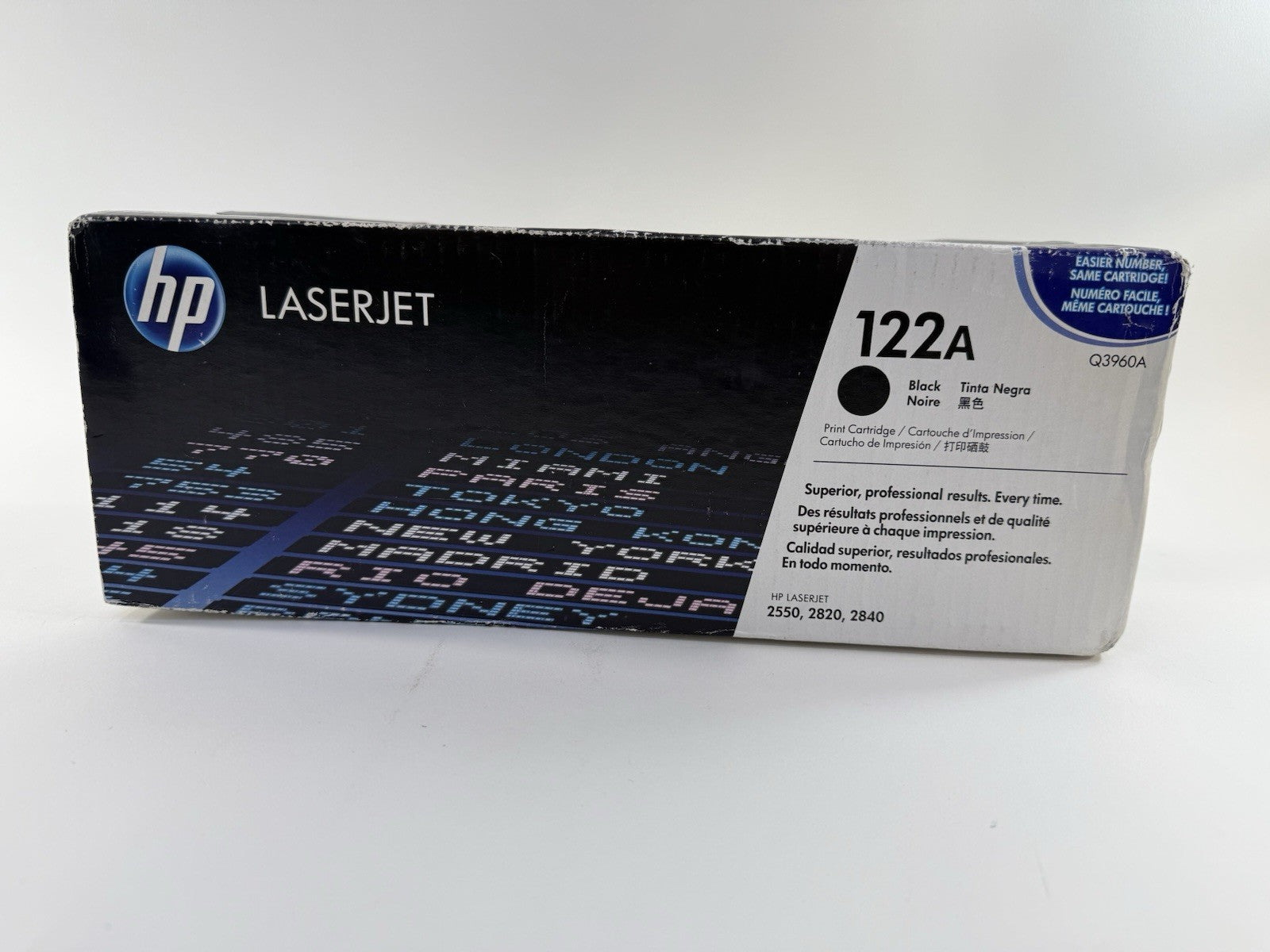 HP 122A Q3960A Black Toner Print Cartridge For LaserJet 2550/2820/2840 - New