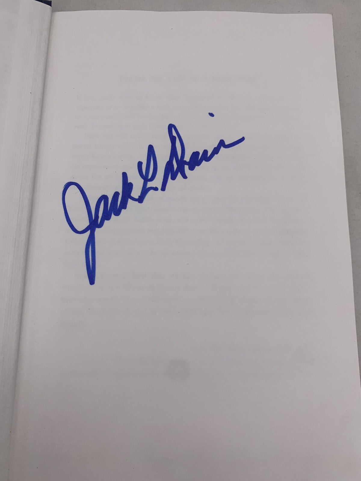 Life On A Short Fuse By Lt. Colonel Jack L. Drain 1st Edition Hardcover, Signed