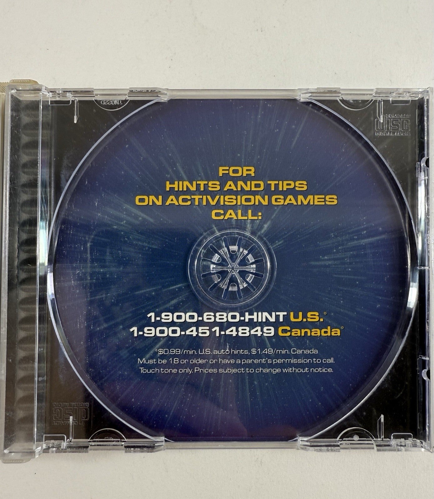 Asteroids (Sony PlayStation 1, 1998) Game Case Manual Registration Card - Tested