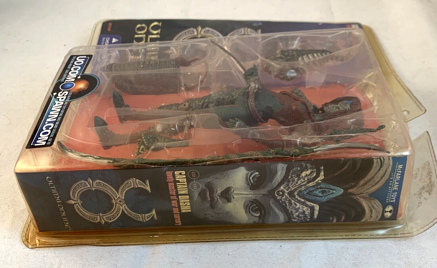 McFarlane Toys 2002 Ultima Online Captain Dasha Action Figure - New, Damaged Box