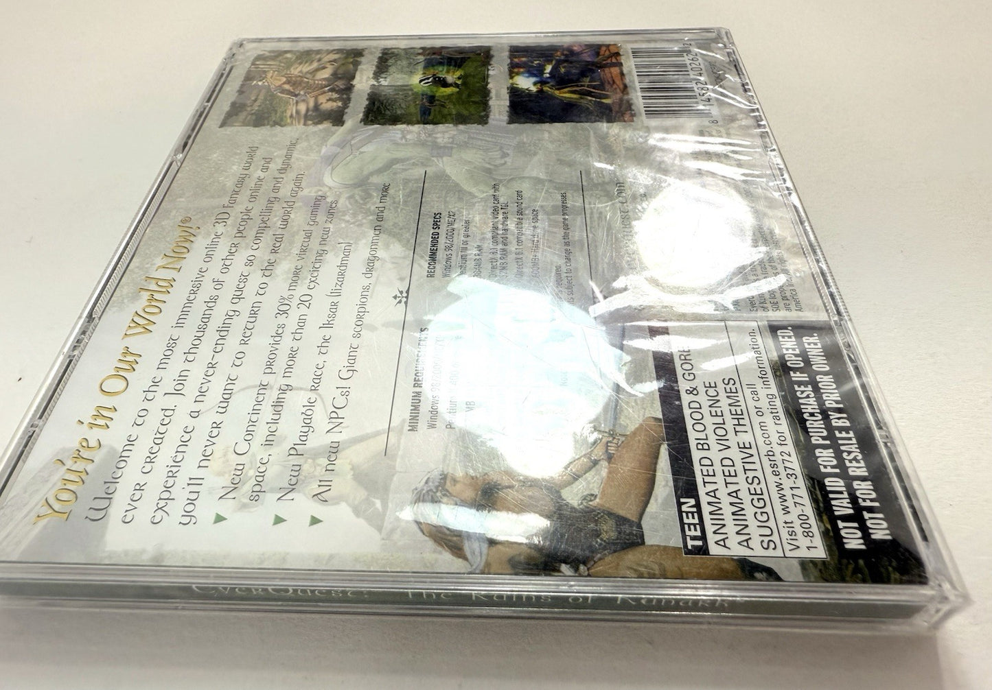 EverQuest + Ruins of Kunark Expansion (PC CD, 2002) New, Factory Sealed