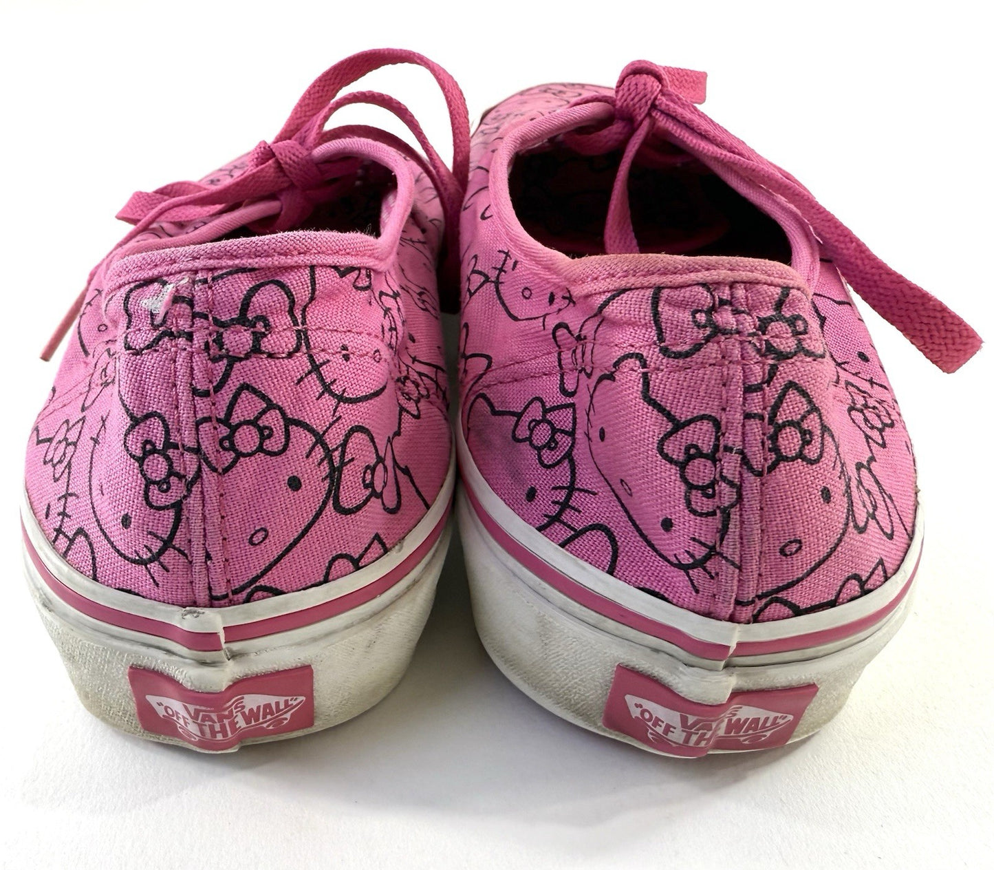 VANS Off The Wall Hello Kitty Pink and Black Men's US 8.5/Women's US 10 Shoes
