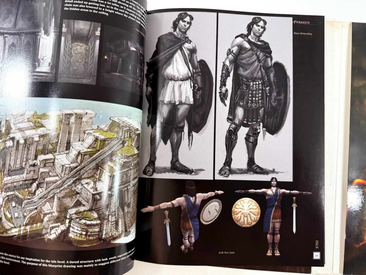 God of War II Limited Edition Strategy Guide, Art Book, Poster -2007, BradyGames