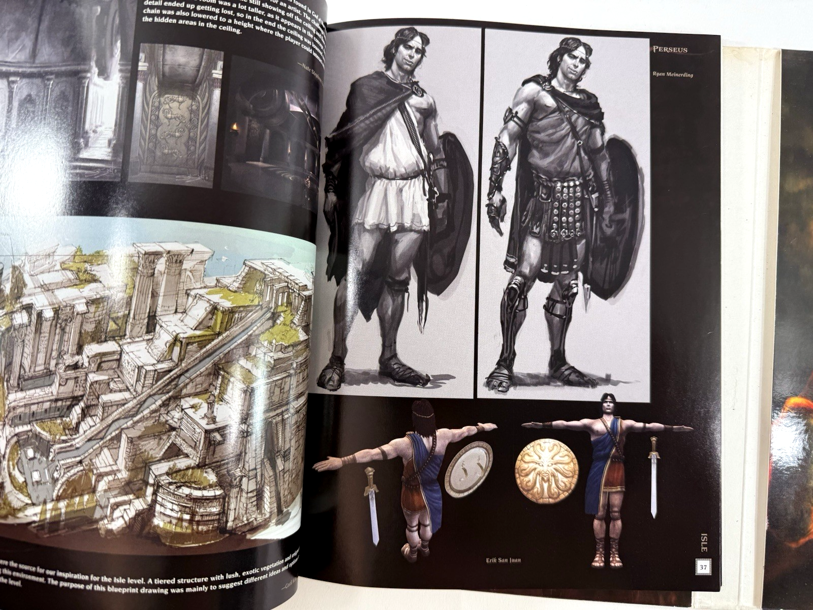 God of War II Limited Edition Strategy Guide, Art Book, Poster -2007, BradyGames