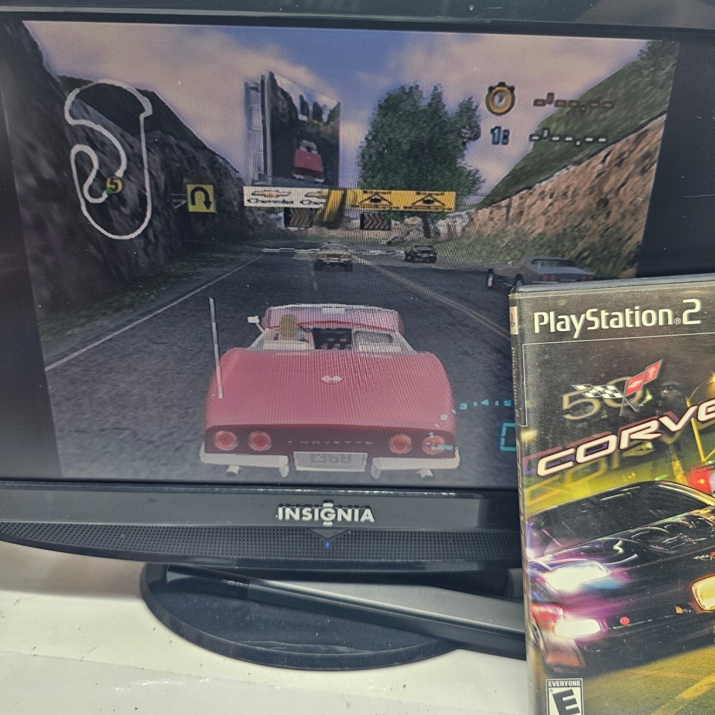 Corvette (Sony PlayStation 2, 2004) Game Case Manual - Tested and Working