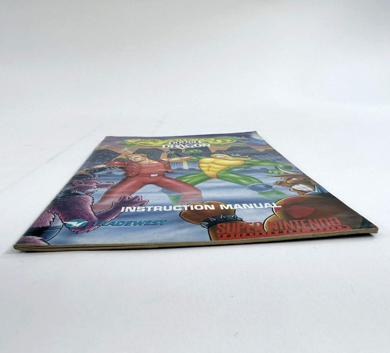 Tradewest 1993 Battletoads & Double Dragon Instruction Manual SNS-UL-USA