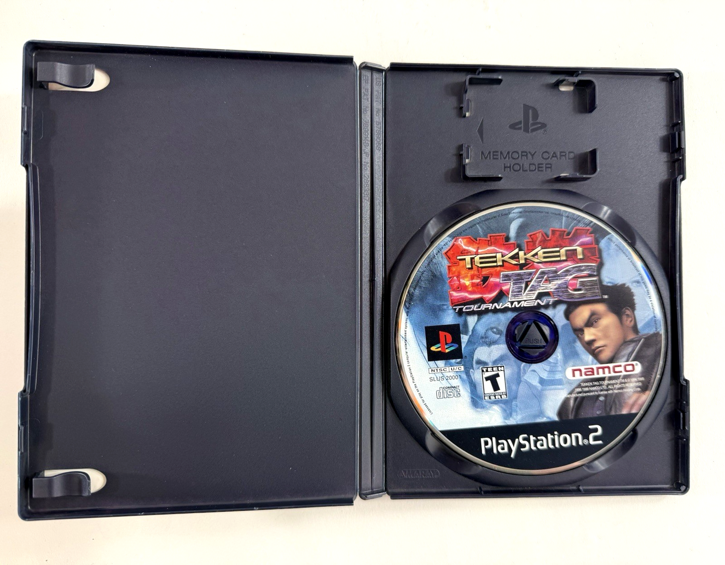 Tekken Tag Tournament Greatest Hits (Sony PlayStation 2, 2002) Game and Case