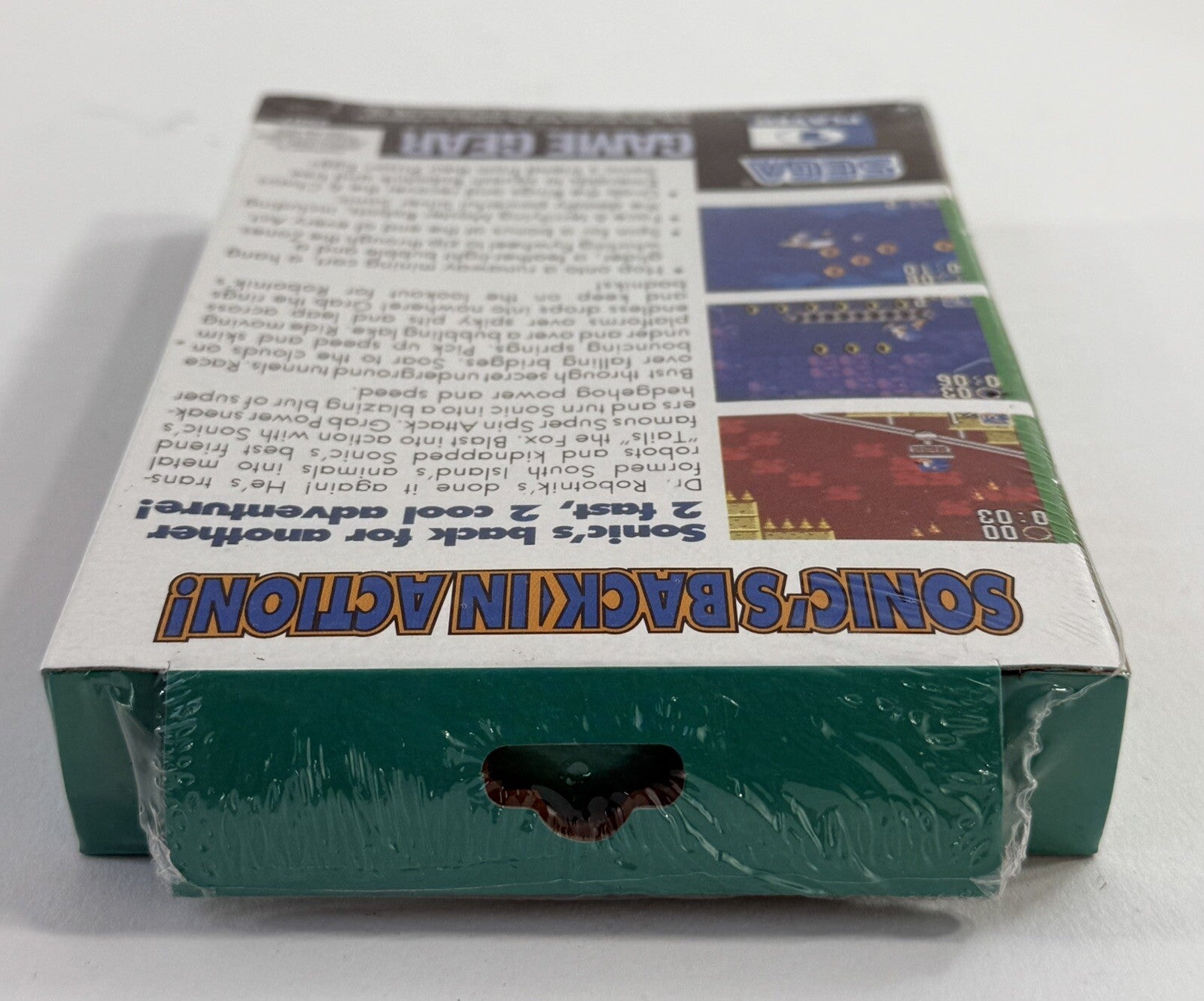 Sonic the Hedgehog 2 (Sega Game Gear, 1992) New, Factory Sealed