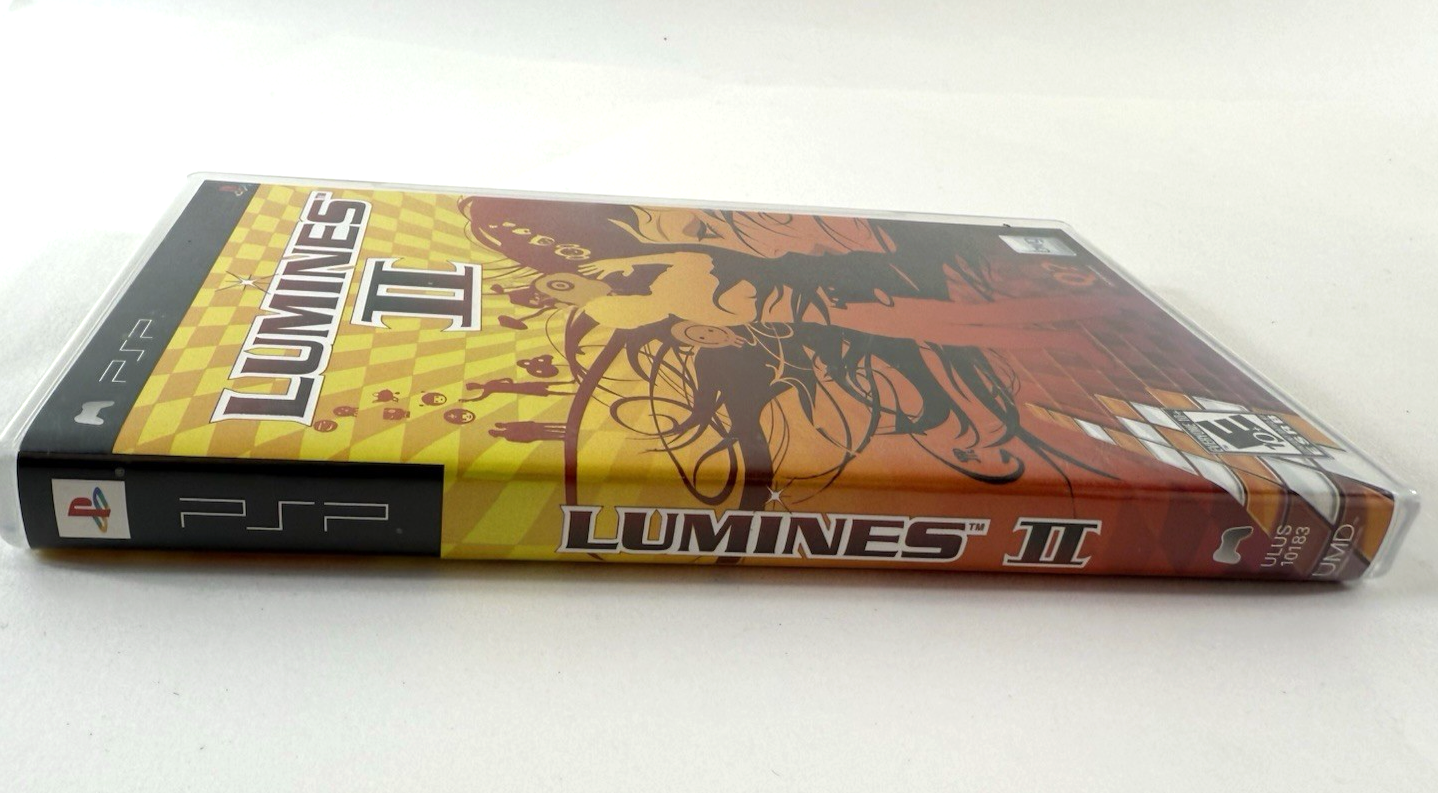 Lumines II (Sony PSP, 2006) Game, Case, Manual, Registration Card - Tested