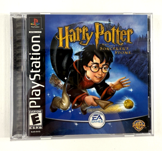Harry Potter and the Sorcerer's Stone (PlayStation, 2001) Game Case Manual Reg.