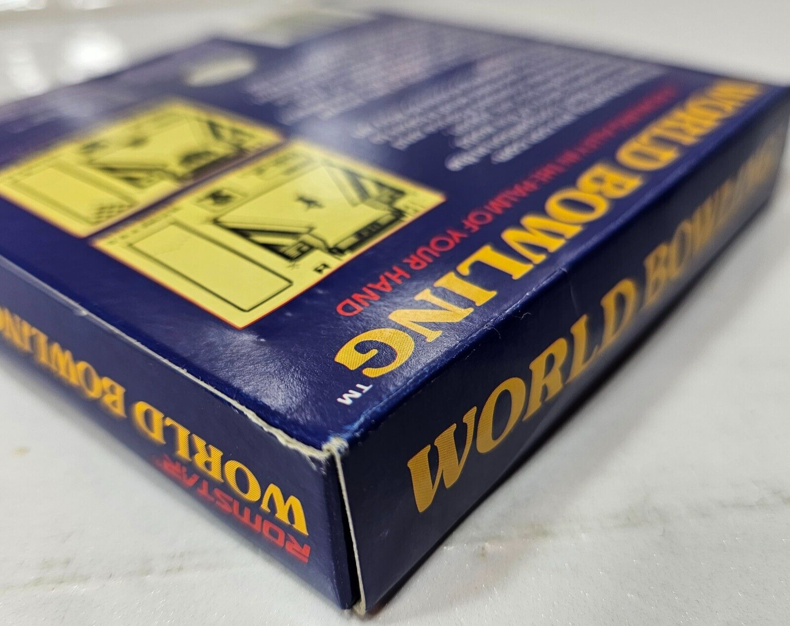 World Bowling (Nintendo Game Boy, 1990) Game Box Manual Poster Inserts - Tested