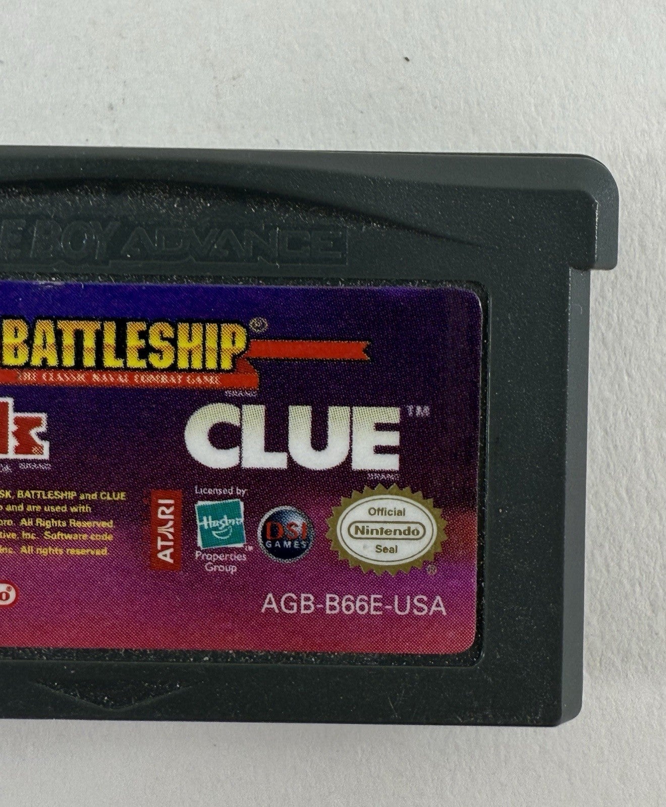 Battleship Risk Clue (GameBoy Advance, 2005) Game Cartridge - Tested
