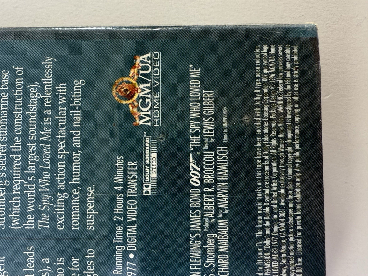 The Spy Who Loved Me (VHS, 1996) New, Sealed - Roger Moore James Bond Film