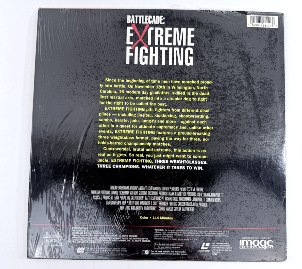 Battlecade Extreme Fighting (Laserdisc, 1995) Extended Play - Tested and Working