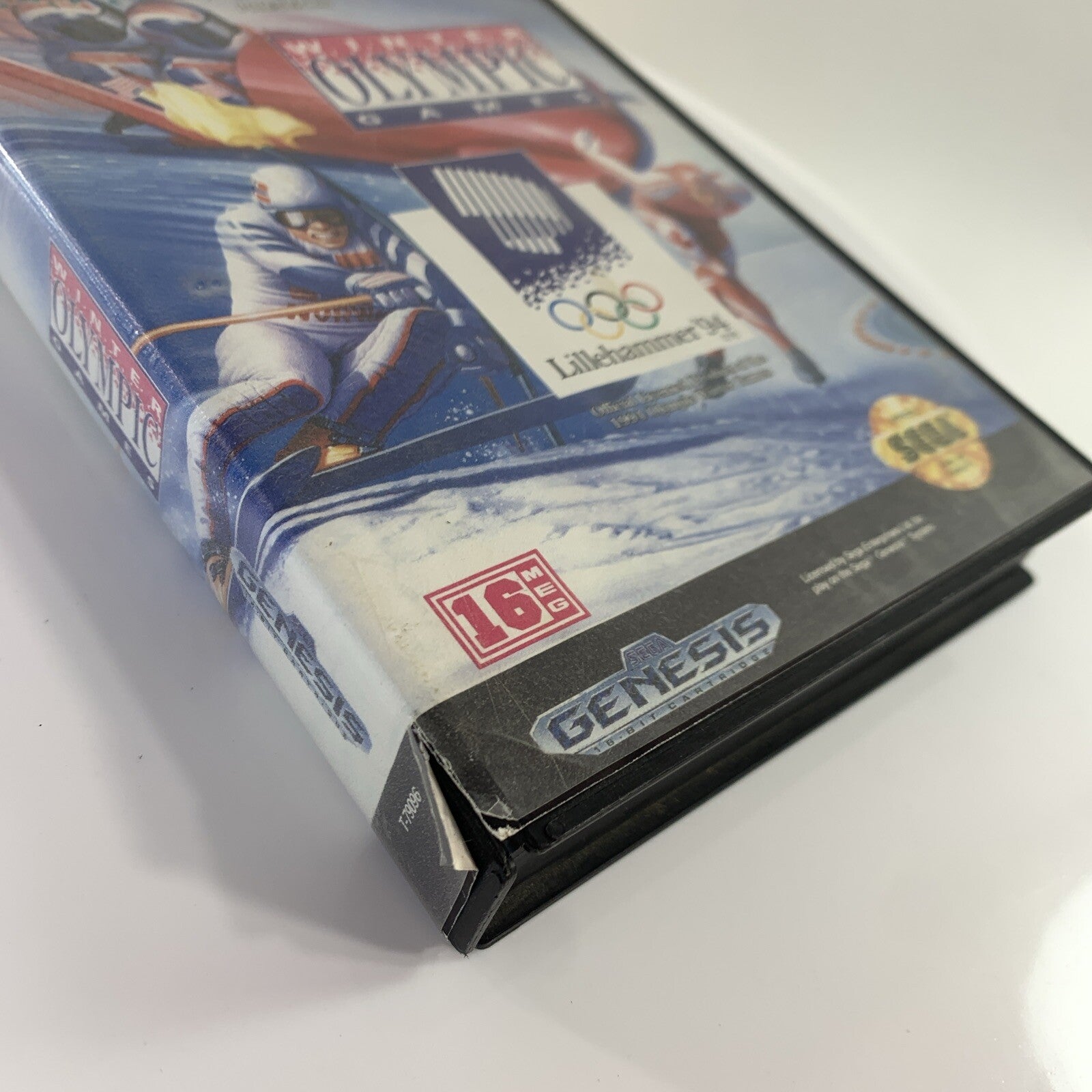 The XVII Olympic Winter Games Lillehammer  (Sega Genesis, 1993) Game and Case