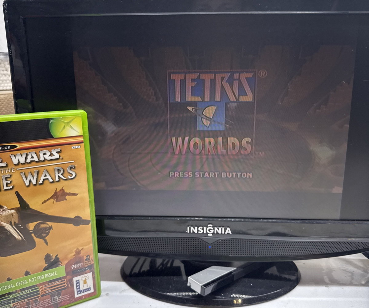 Star Wars: The Clone Wars/Tetris Worlds (Xbox, 2003) Game Case Manuals Insert
