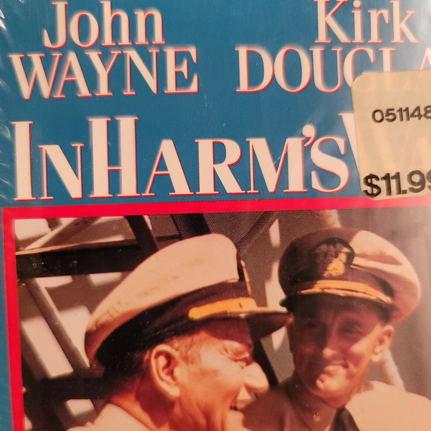 In Harms Way (VHS, 1990) 2 Tape Set - John Wayne - New, Factory Sealed
