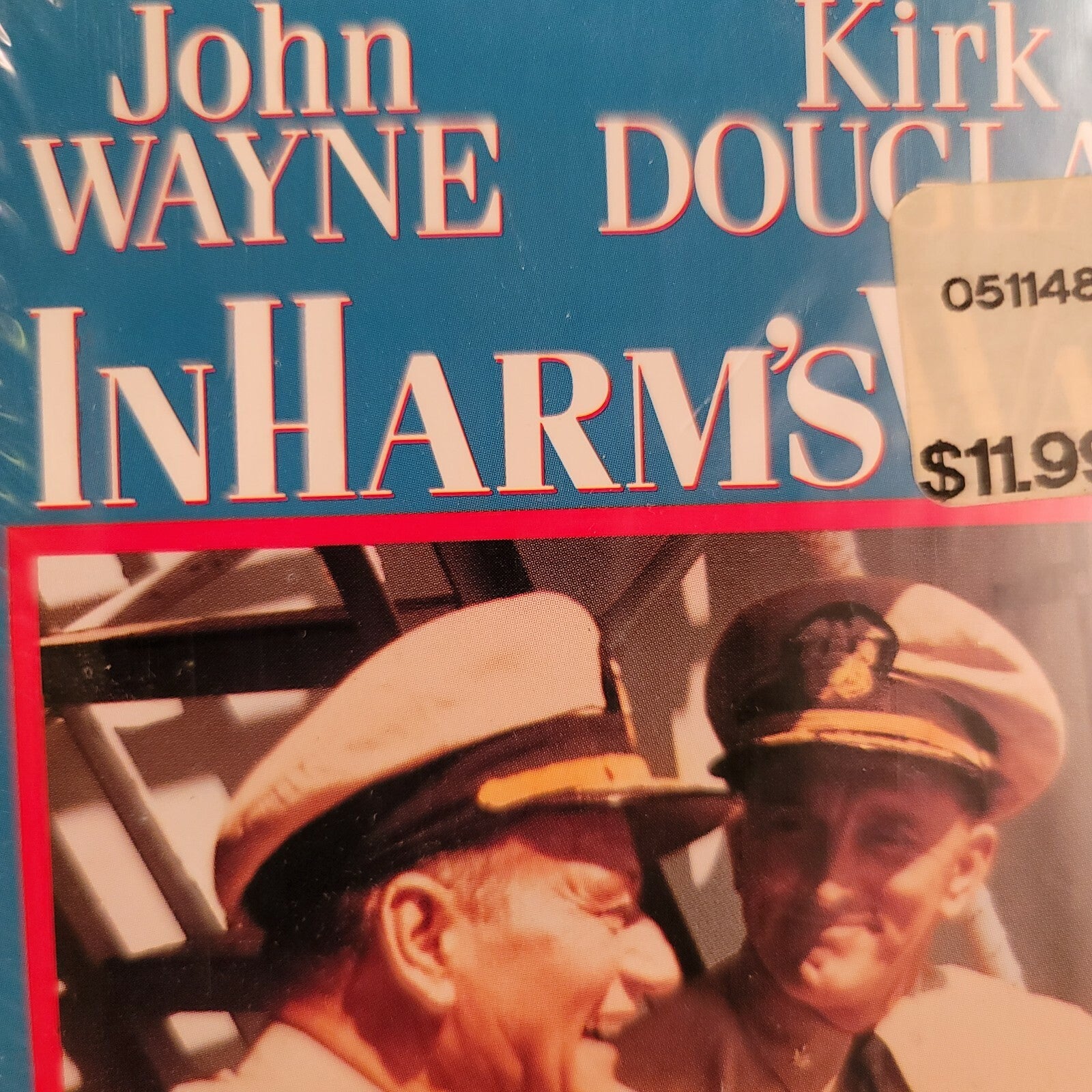 In Harms Way (VHS, 1990) 2 Tape Set - John Wayne - New, Factory Sealed