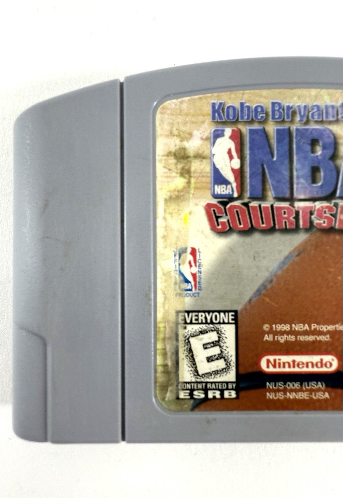Kobe Bryant in NBA Courtside  (Nintendo 64, 1998) Game Cartridge - Tested
