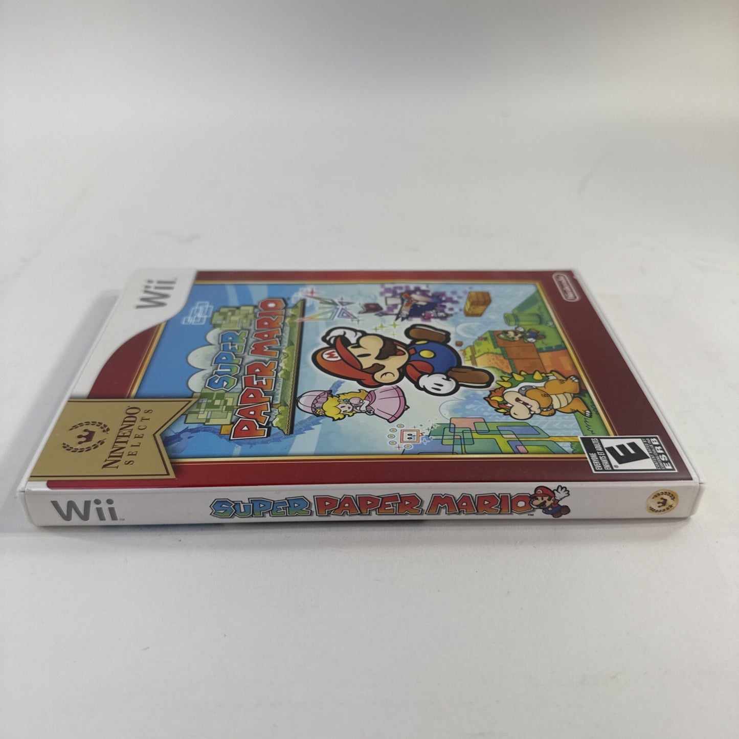 Super Paper Mario (Nintendo Wii, 2007) Game Case Manual Inserts - Tested