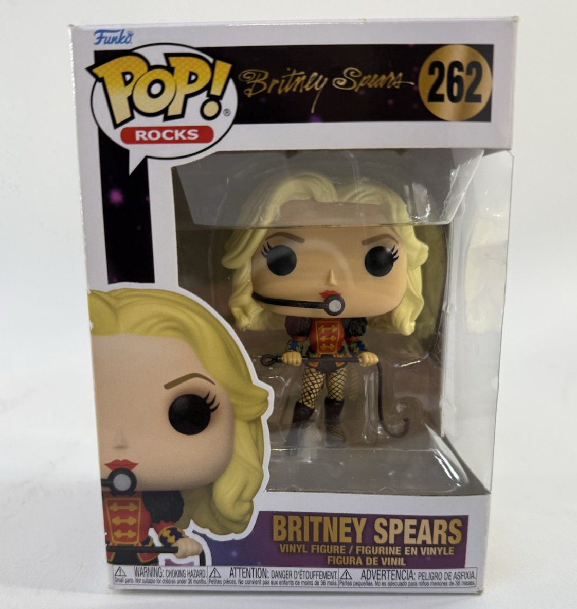 Funko Pop! Rocks Britney Spears #262 Circus Costume 4.5" Vinyl Figure in Box