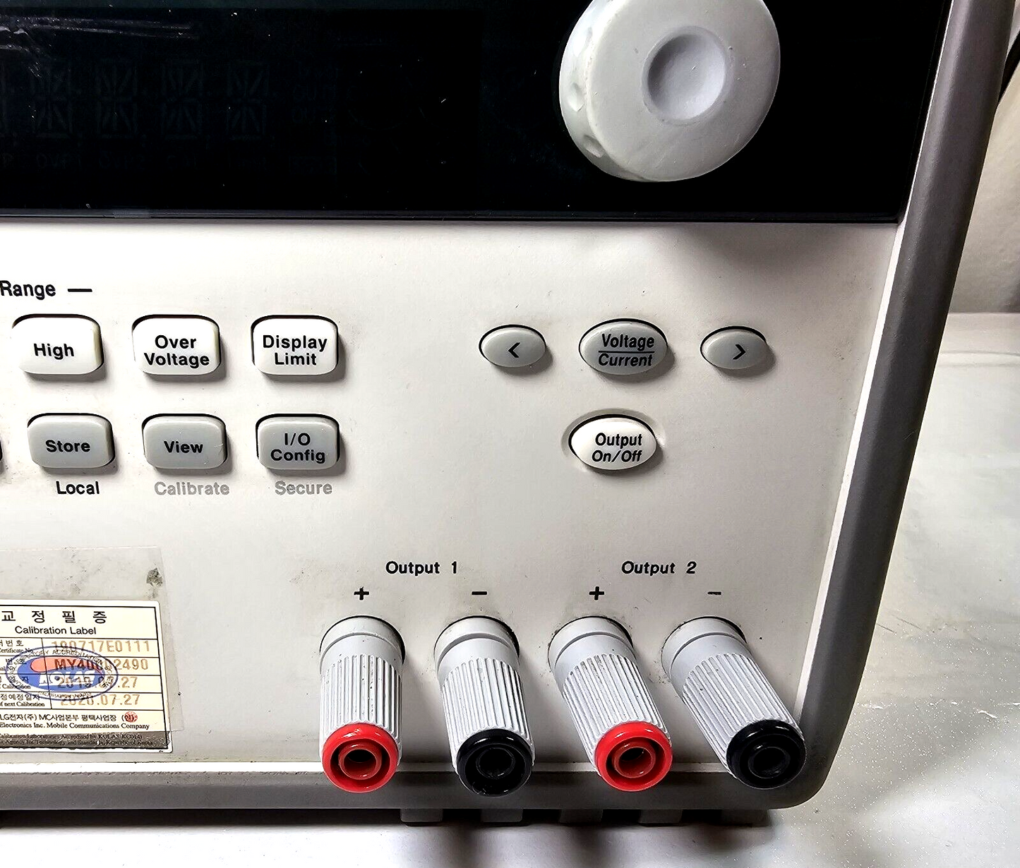 Agilent E3648A Dual Output DC Power Supply 0-8V,5A/0-20V,2.5A - Tested - 2490